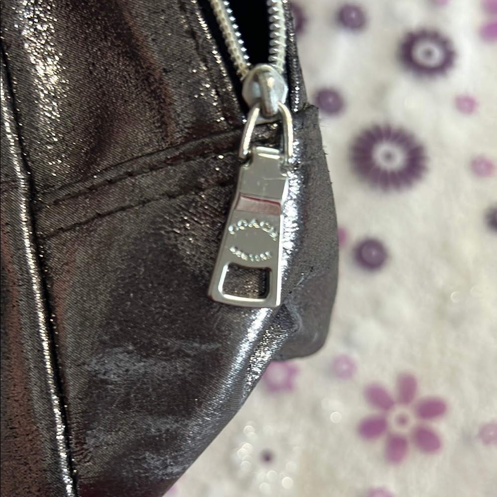 Coach Metallic Pouch - Picture 6 of 8